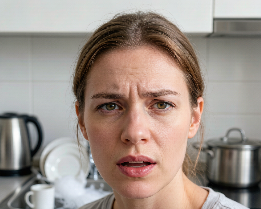 Woman listening attentively during conversation