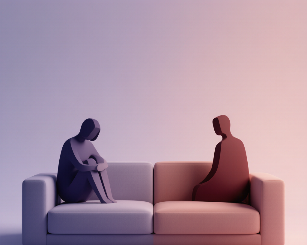 Couple in conflict